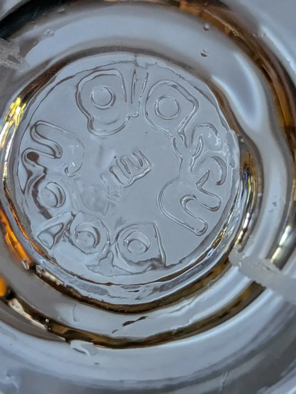 Clear Glassbaby Votive Candle Holder